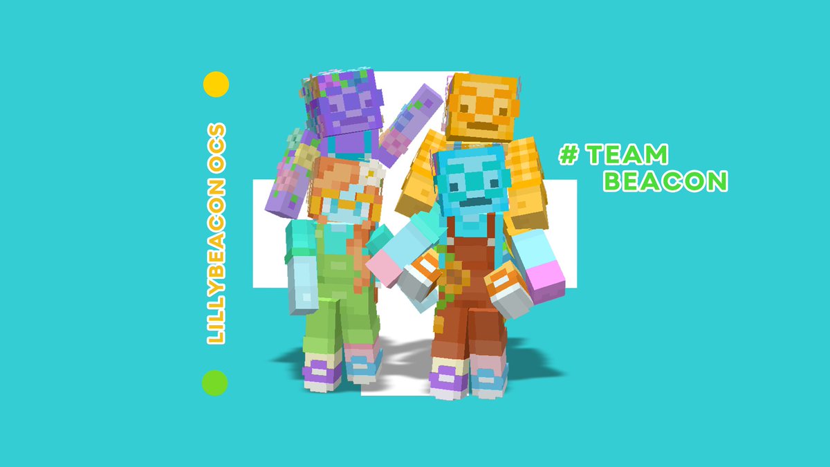 Gonna start May with #TeamBeacon :O 
#oc #ocart #Minecraft #Blockbench