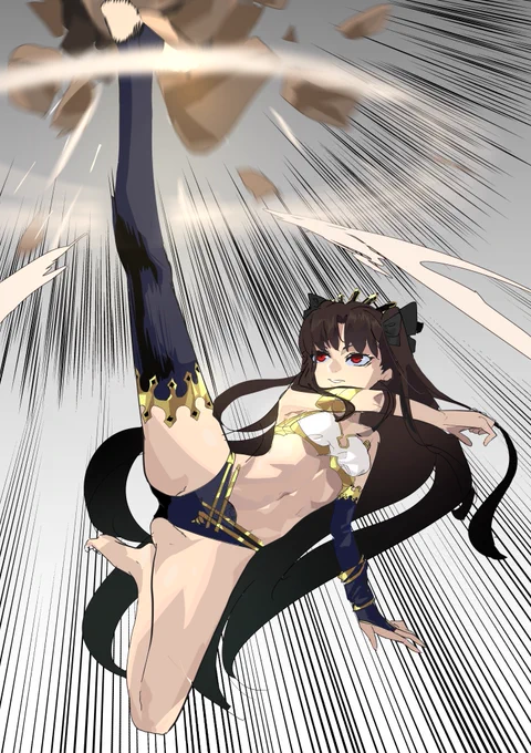 #FGO  蹴り上げイシュタル