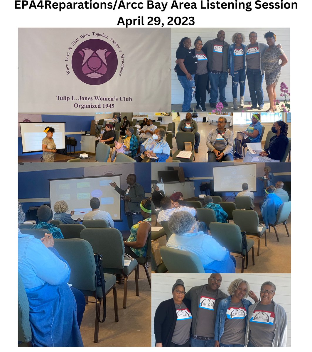 ARCCBayArea's tweet photo. We @ARCCBayArea would like to Thank EPA4Reparations/TARFoundation for having us join them in spreading awareness about Ca. #Reparations to the Descendant Community in East Palo Alto.
It was π₯π₯π₯and the community came with receipts!
@cjecofficial @QYahsmeen #CAReparations! https://t.co/pFG9ddtZ9D