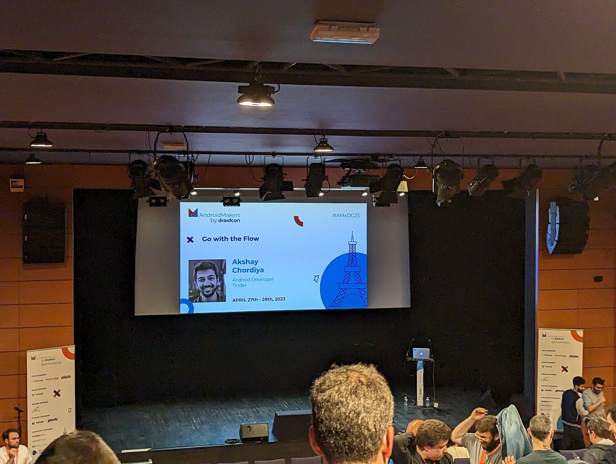 Akshay_Chordiya's tweet image. Had such a great time speaking 🎤 about Kotlin Flow 🌊 at AndroidMakers, met awesome people and enjoyed the city 🗼
Thank you for having me #AMxDC23
