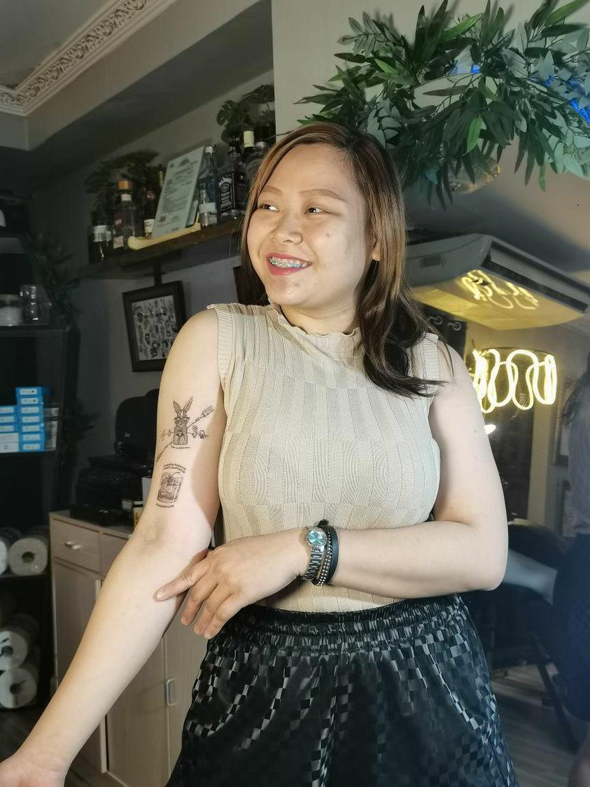 Mickaymay's tweet photo. Twitter saw it first 😅
RRR inspired tattoo. https://t.co/VJKIwQI84v
