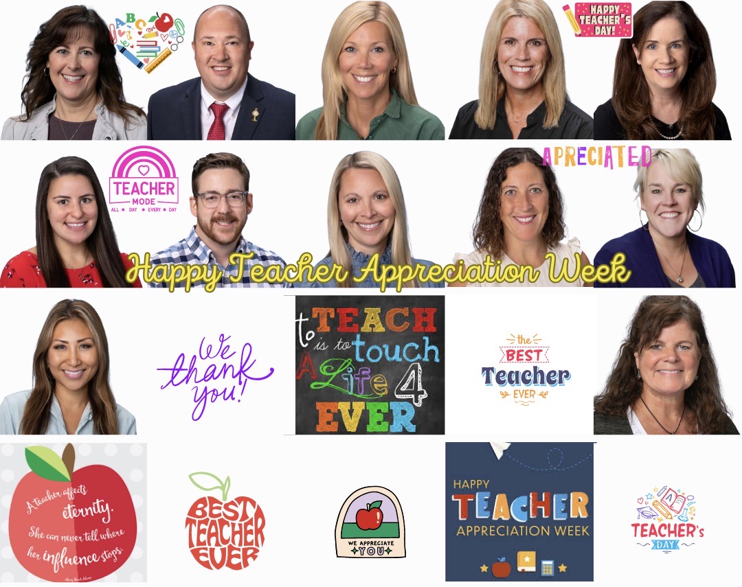 Happy Teacher Appreciation Week to our incredible faculty and staff! Thank you for everything that you do for our students! We love you! #WeAreOne