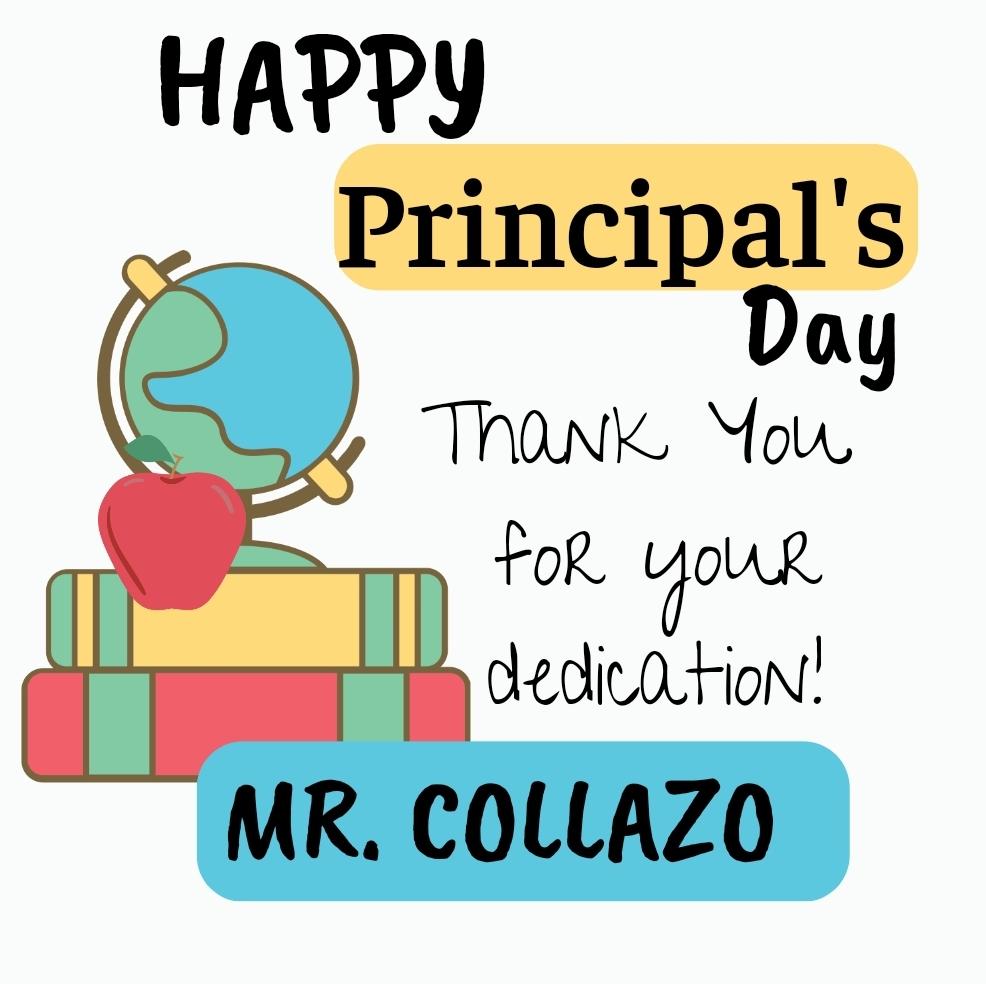 ridge_pta's tweet photo. Happy Principal day Mr. Collazo 🎉  Royal Ridge is glad to have you!!!!
#rootedroyalridge @JCollazo86 https://t.co/pONehsUKoD