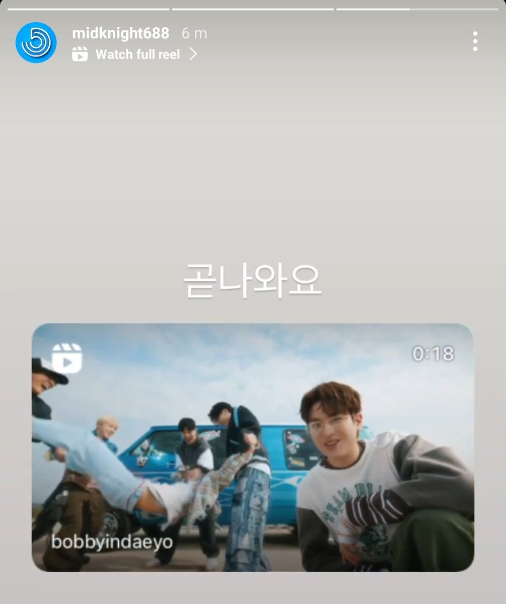 230501 midnight688(mixing&recording engr) shared bobby's ig post on his ig story

'곧나와요'

iKON TANTARA OUT NOW 
#딴따라_PERFORMANCEVIDEO #iKON_TakeOff_D3
@iKONIC_143 #아이콘 #iKON