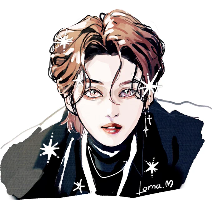 curly #LeeKnow #StrayKids #Straykidsfanart