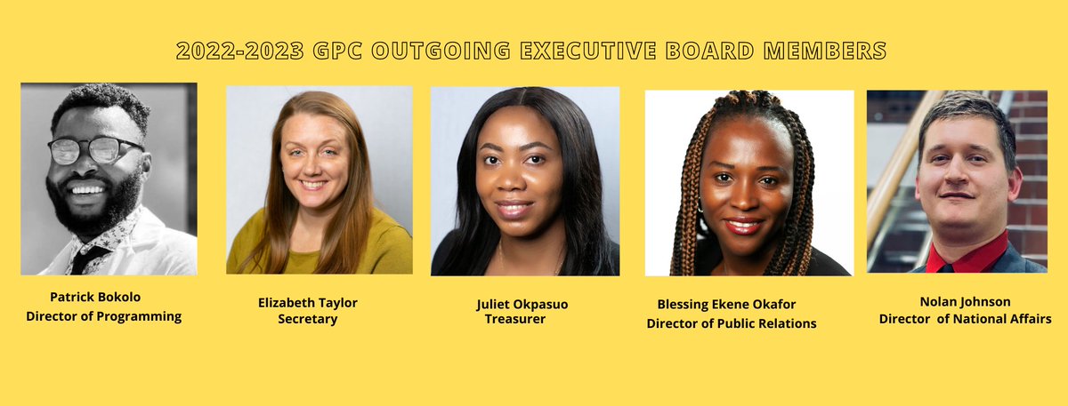 We want to appreciate all the outgoing GPC Executive Members for  their selfless service to the Graduate and Professional student body and for the impact they have made in the Mizzou community.
#mizzougraduateschool #Mizzou #mizzoutigers #MUGradDean