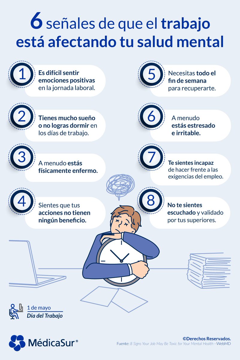 Médica Sur on Twitter Todo el tiempo estás agotado en el trabajo