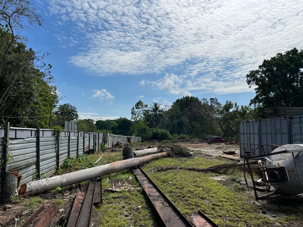 RRgypsi's tweet image. Deforestan Clayton. El grupo #MEGATERRA no cree en proyectos q vayan de la mano con la naturaleza han barrido con la naturaleza de este lote para construir de manera inconsulta y sin un EIA real.
#claytonpoint #clayton #miambiente
