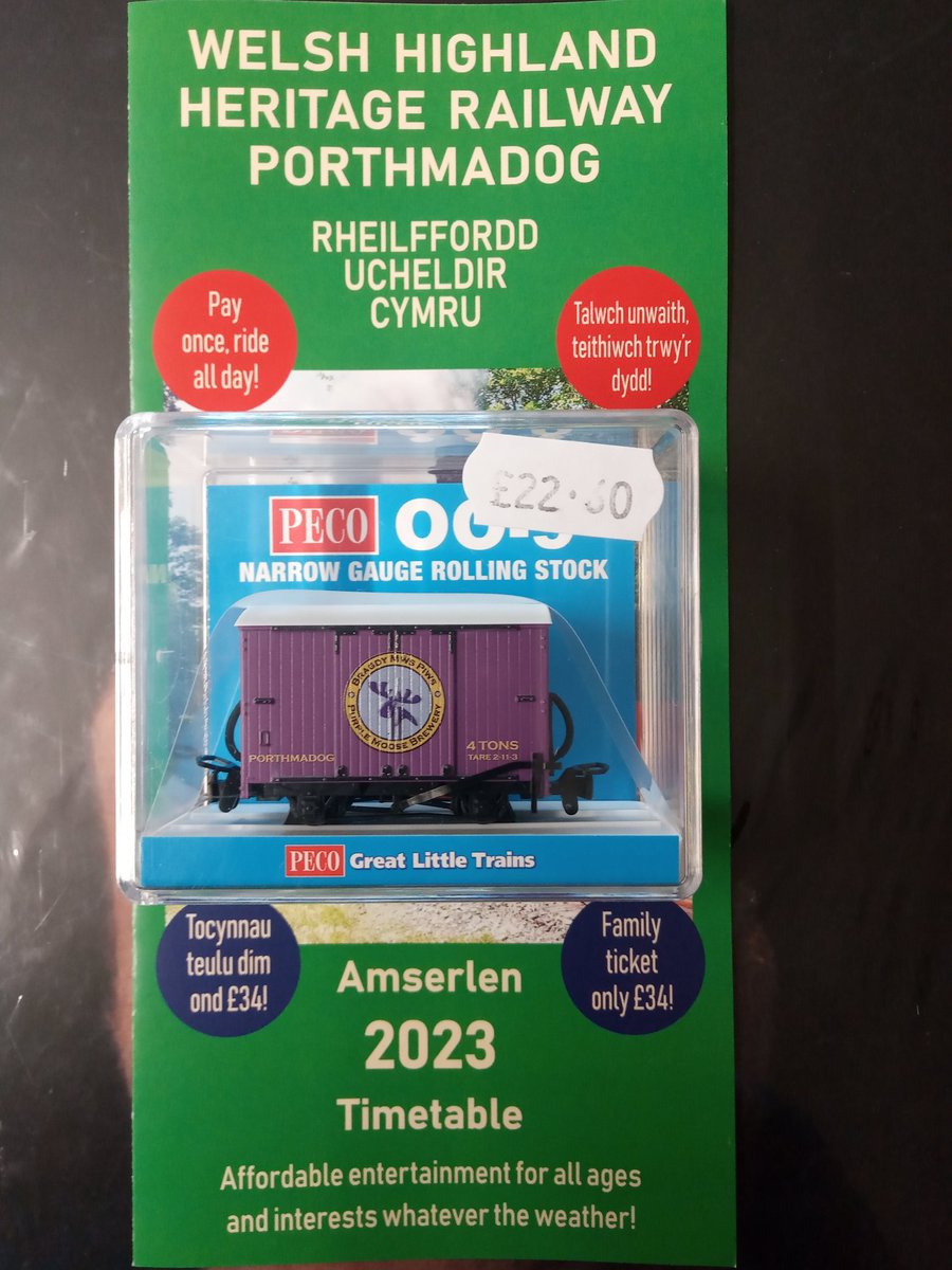 If you're looking for a #PurpleMoose @PurpleMooseBrew 009 #Peco @PECOstreamline van for Holy War to pull, visit the #narrowgauge Welsh Highland Heritage Railway in Porthmadog - they're selling fast! 🏴󠁧󠁢󠁷󠁬󠁳󠁿🇬🇧🇪🇺👍

whr.co.uk/info/shop/