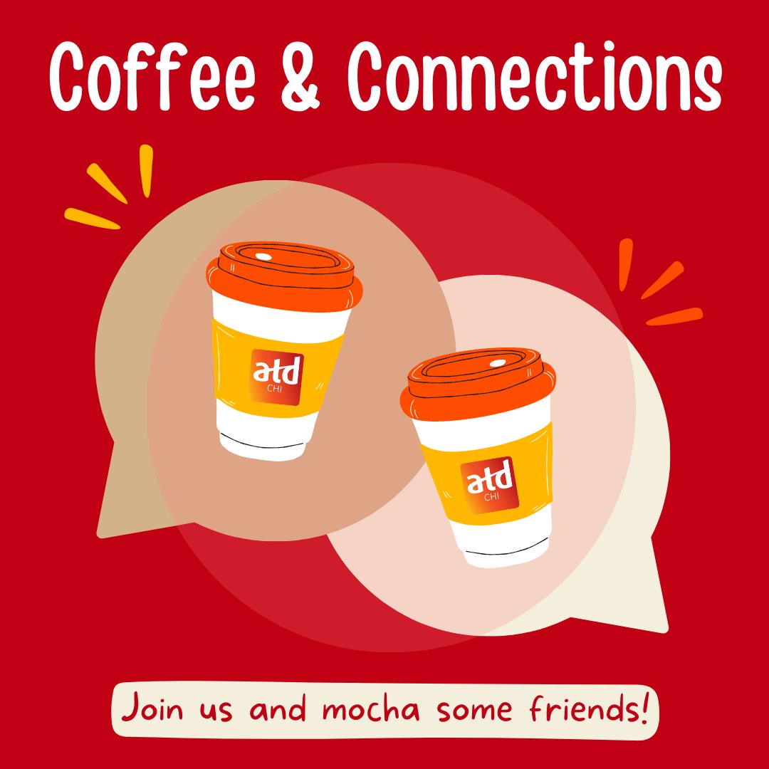 We like networking a LATTE! 

Next Monday, join us for another Coffee and Connections. Monday, May 8th, from 8:15 AM - 9:00 AM CST. 

#atdchi #networking #community #learninganddevelopment
