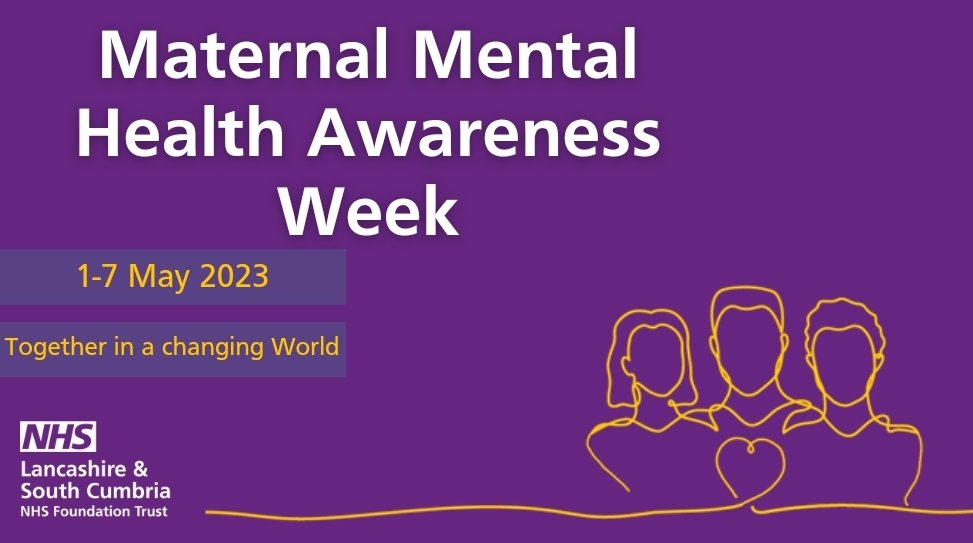 The first day of #MaternalMentalHealthAwarenessWeek 💜 join us this week in raising awareness and highlighting how we can support families, to continue to reduce stigma around #maternalmentalhealth and highlight how we can access support. DAY 1: Starting the conversation...