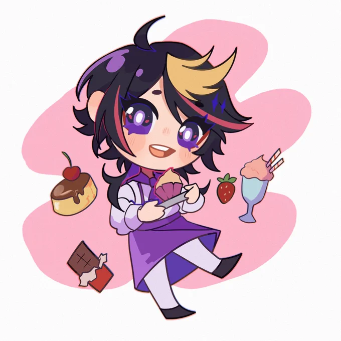 i did some chibis for this!! 