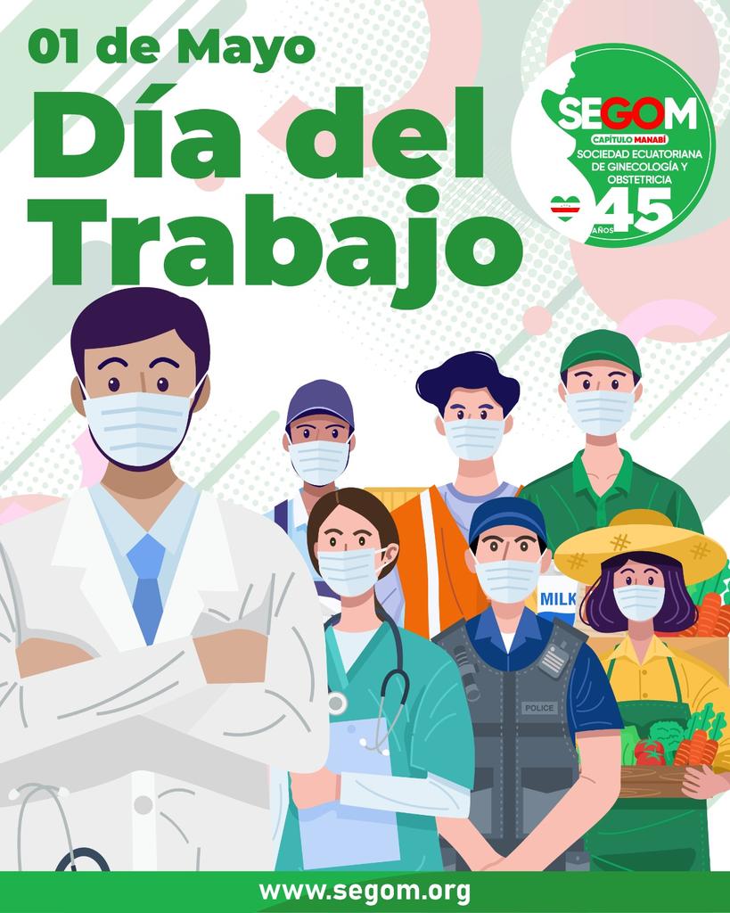segommanabi's tweet photo. Un saludo cordial a todos los trabajadores en su día, en especial a nuestros socios y el personal que se dedica a la ginecología y obstetricia.

#Segom #SegomManabi #Ginecología #Obstetricia #Manabí #Manta #Portoviejo https://t.co/ECvtrMrVl0