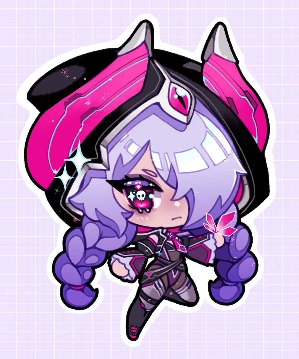 EEP! It’s best girl Era 💕💕💕 from <a href="/PlayOmega/">Omega Strikers</a> . I wanna just keep her in my pocket 

#omegastrikers