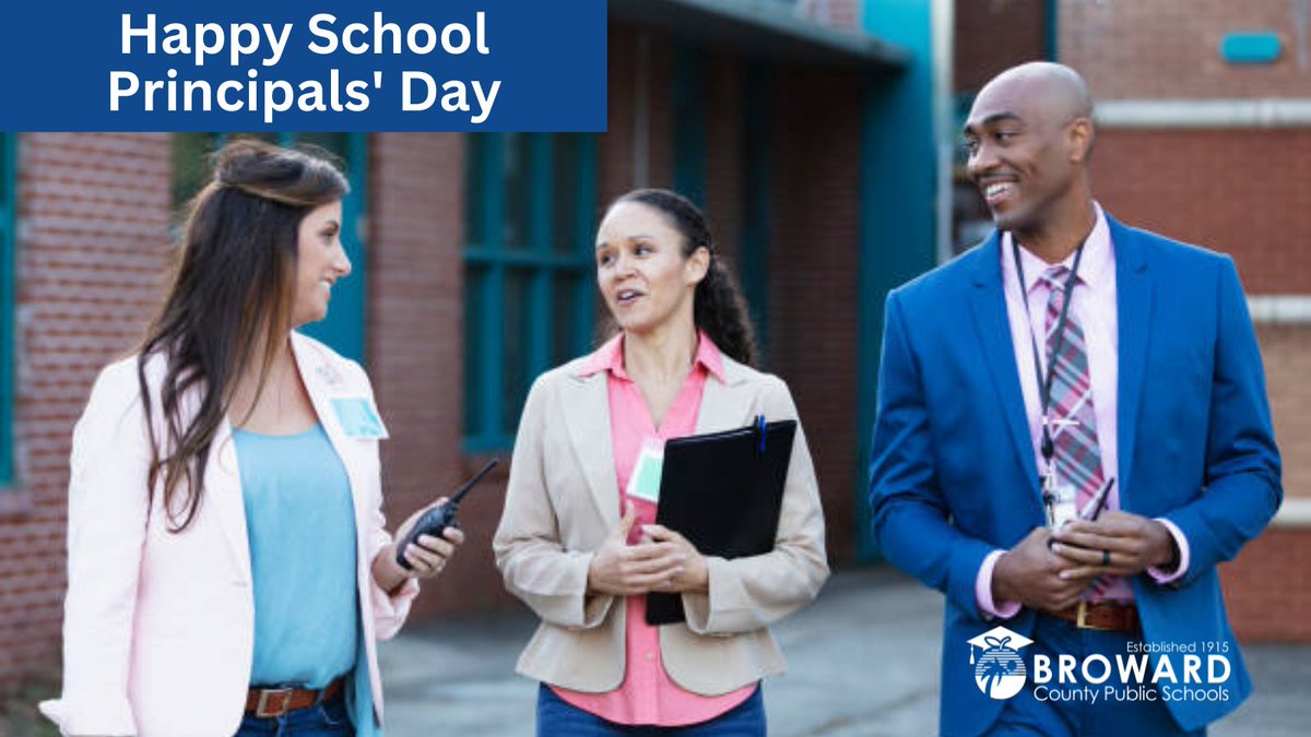 May 1 is School Principals' Day. Today we honor and recognize the contributions made to the education system by school principals across the District and beyond. We thank you for all that you do.