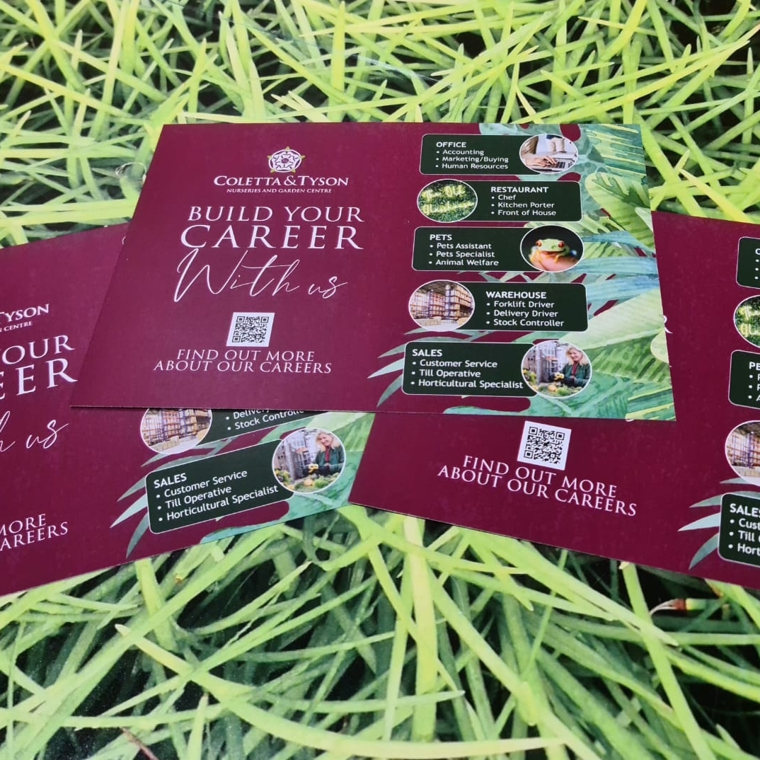 ScribesDigital's tweet photo. Postcards for Coletta & Tyson advertising their careers 🏵️ Our postcards are printed to a 350gsm Uncoated Stock as standard! https://t.co/ZLrmdX4uke
#scribesdigital #scribes #hull #kingstonuponhull #print #printing #postcards #giveaways #promotion #advertising https://t.co/2wG6Z0WERe