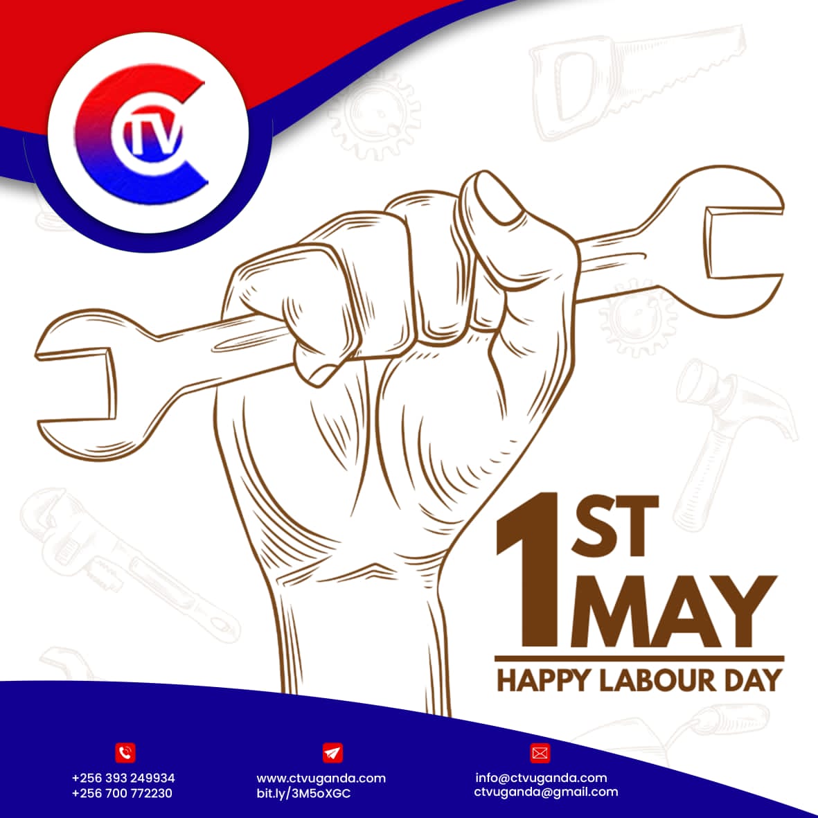 Happy labor day to all hustlers
<a href="/GovUganda/">Government of Uganda</a> 
@mfped <a href="/nbstv/">NBS Television</a>  <a href="/Makerere/">Makerere University</a> <a href="/MebleNimwesiga/">Nimwesiga Meble</a>
#LabourDay