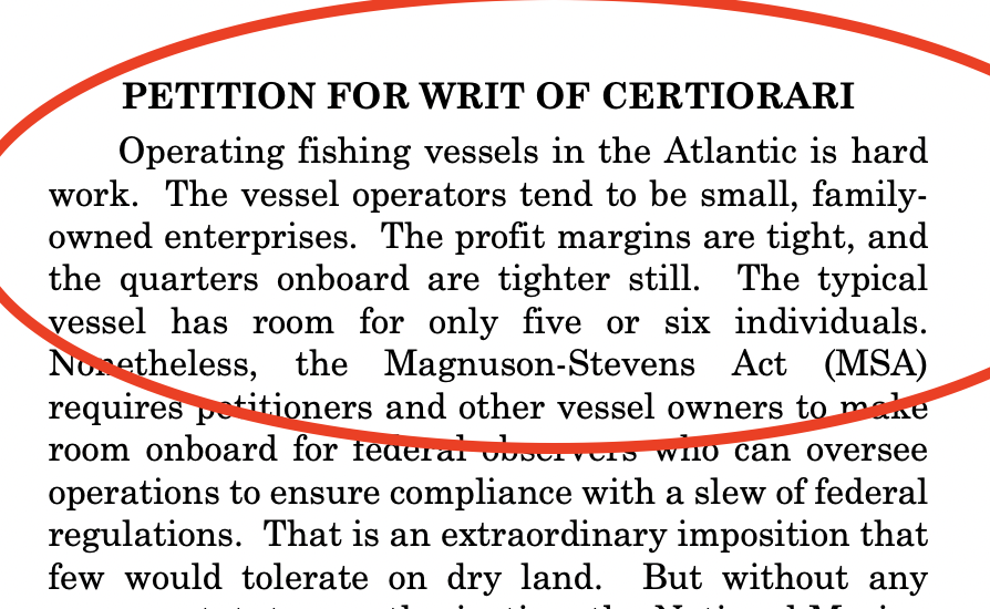 The Power of Storytelling!

The Supreme Court just granted a Paul Clement cert petition challenging Chevron, a linchpin of agency deference &amp; administrative law.

1/

#appellatetwitter #briefcatch #legalwriting <a href="/AHoweBlogger/">Amy Howe</a> <a href="/AppellateDaily/">Michelle Olsen</a> <a href="/DavidLat/">David Lat</a>