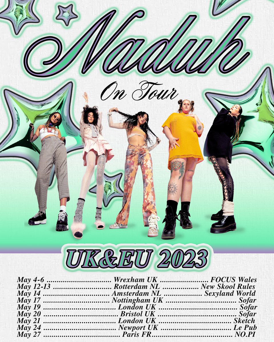 UK/EU TOUR 2023 ✈️🏰🫖
Announcing a litcheral dream come true..NADUH bout to take allll this FPE overseas bbs ✌️💖
