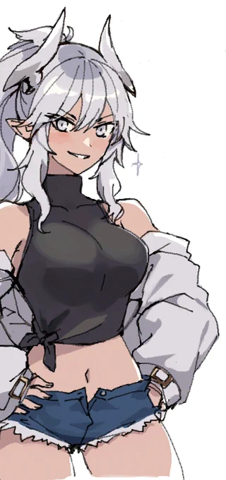 今日の絵チャ 手癖オリキャラ