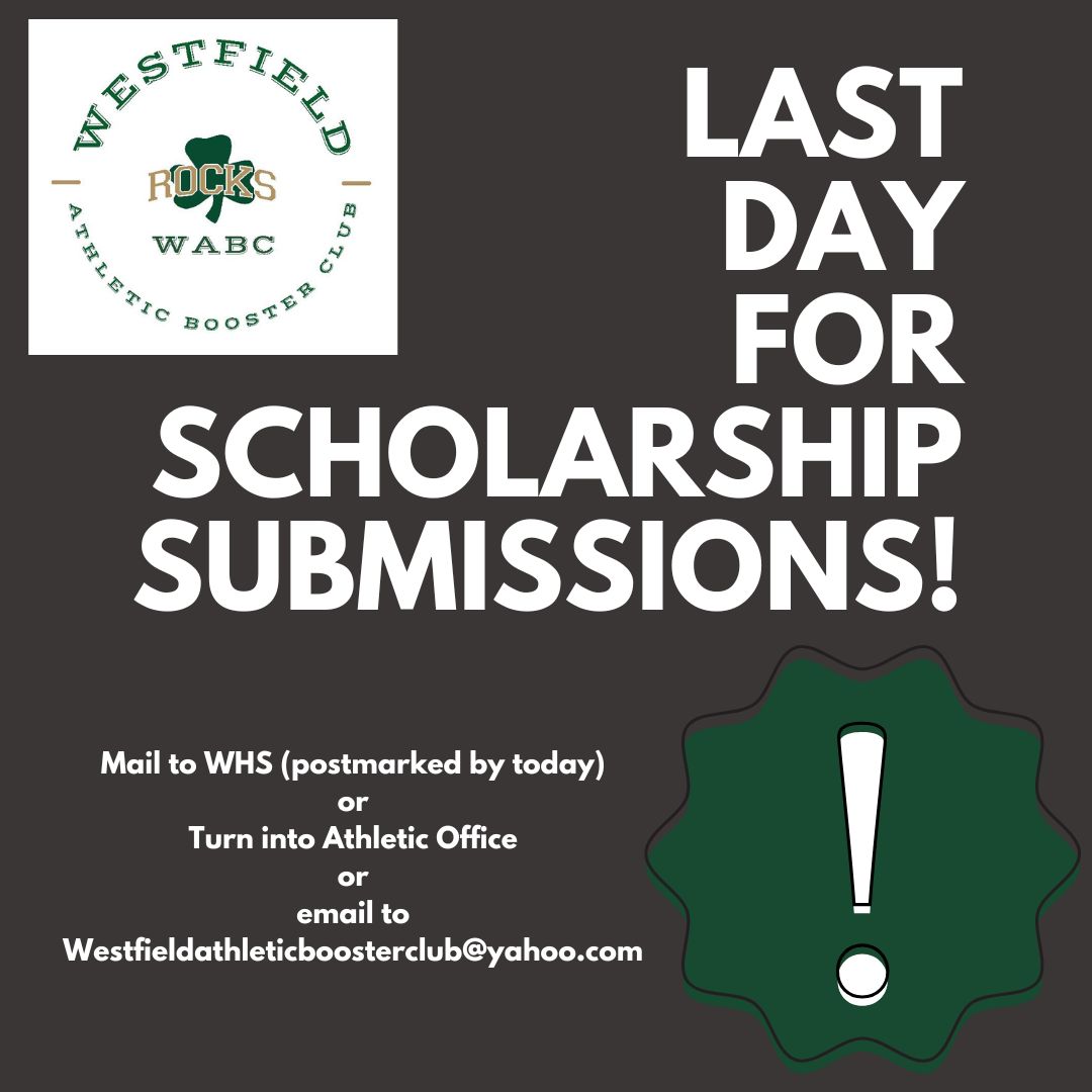 WWSWABC's tweet photo. Today, 5/1 is the last day to turn in your scholarship applications.

Available for current Booster Club members only!

https://t.co/XeqtRM9KY7 https://t.co/PE0EJx0ybs