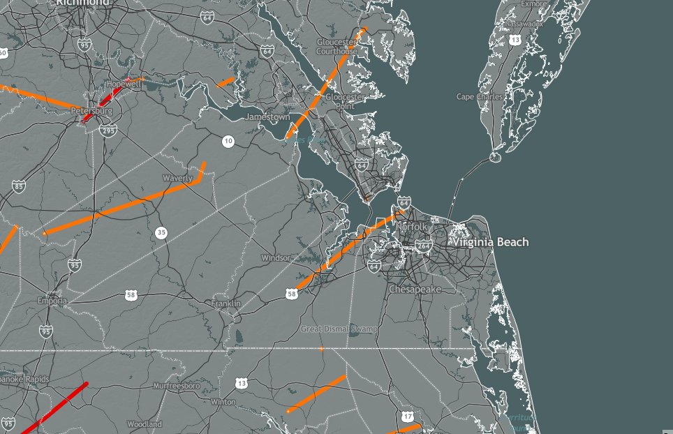 Ricky Matthews on Twitter "The EF3 tornado in VA Beach is the first