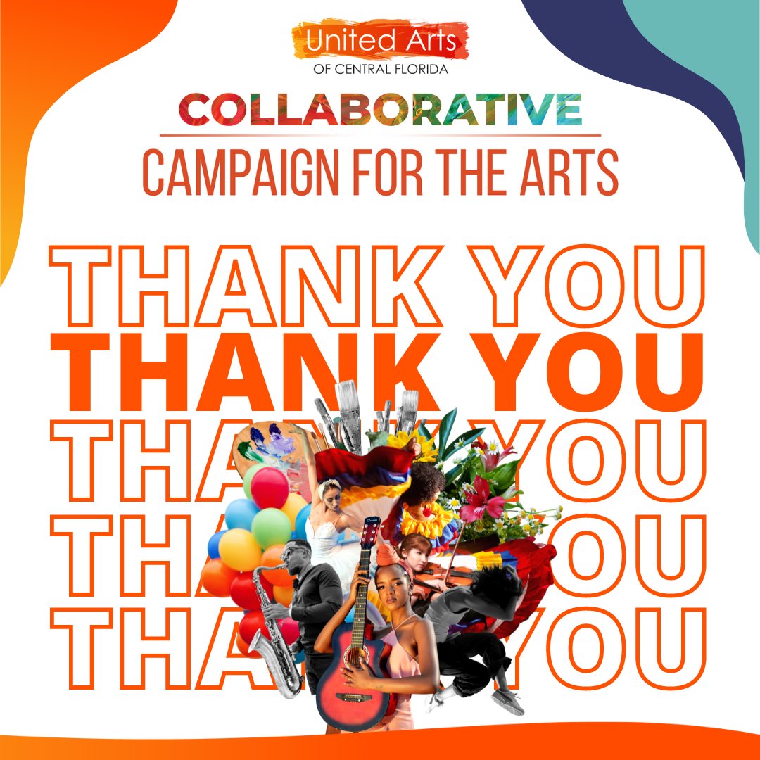 The 2023 Collaborative Campaign for the Arts is officially over! 🥳👏

While we finalize the numbers, we want to thank our donors, Board of Directors and campaign partners!  Your support of arts and culture in our community is overwhelming! 🧡