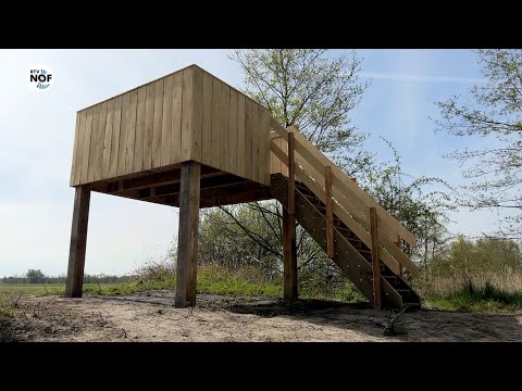 VIDEO: Gloednieuwe uitkijktoren bij de Drogehamstermieden - rtvnof.nl/video-gloednie…