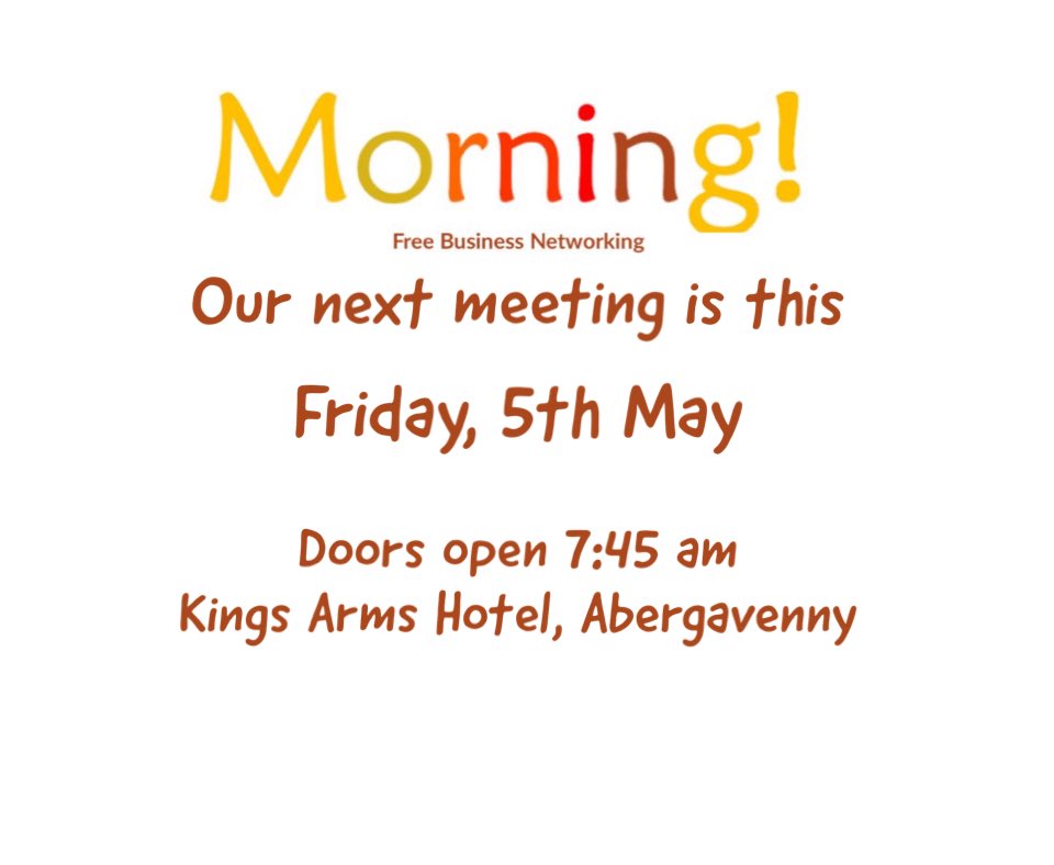 Morning! Abergavenny (@morningaber) on Twitter photo We’re a friendly and welcoming group of businesses who get together for free on the first Friday of (most!) months <a href="/KingsArmsAber/">Kings Arms Hotel</a> Why don’t you join us this week? Full details here: bit.ly/3mippcB We’re a friendly and welcoming group of businesses who get together for free on the first Friday of (most!) months <a href="/KingsArmsAber/">Kings Arms Hotel</a> Why don’t you join us this week? Full details here: bit.ly/3mippcB