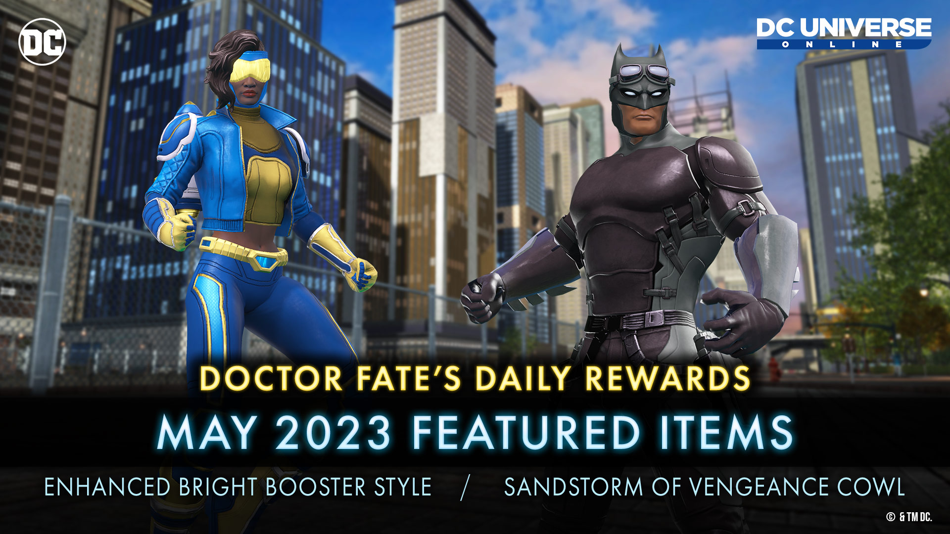 DCUO on Twitter "Happy May! New daily rewards are available from