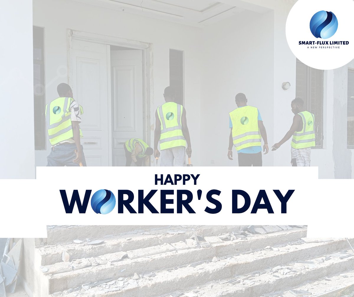 SmartFluxLtd's tweet photo. Happy Worker's Day to every legitimate hard and smart worker out there.
To all the staff of Smart-Flux Limited and our subsidiary (@OkakwusLaundry) Okakwu's Laundry Basket, this is your day. 💪🏾💪🏾💪🏾 https://t.co/eJw0rBRph7