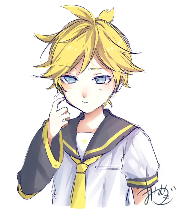 今日、早く帰ってくるよね…? #鏡音レン #VOCALOID