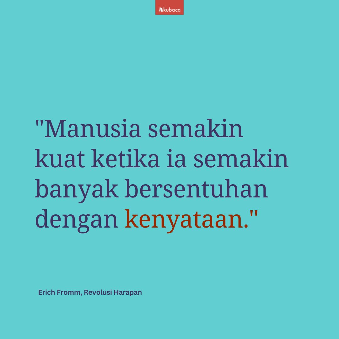 akubacadotcom's tweet photo. Revolusi Harapan - Erich Fromm https://t.co/Lhr8MEX6ks https://t.co/PC00CkXbyf
