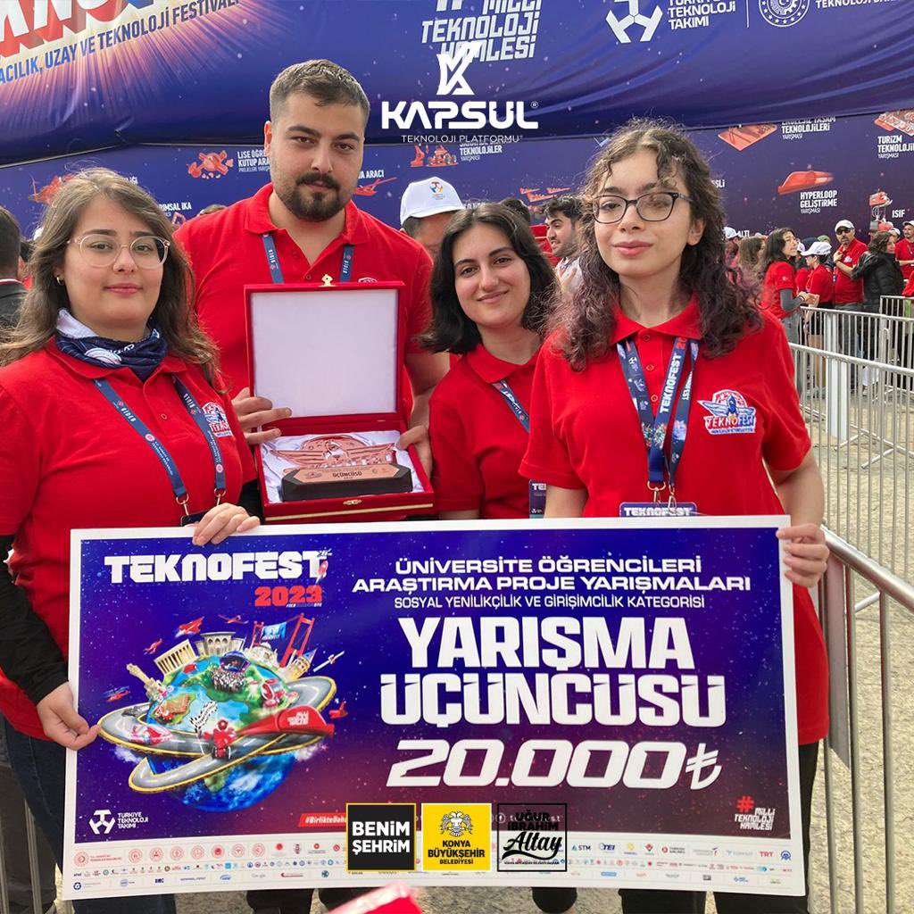 u_ibrahim_altay's tweet photo. #TEKNOFEST2023 te KAPSÜL başarısı. 

Tüm genç arkadaşlarımı tebrik ediyorum. 

🏆 https://t.co/z2RIZaR7mI