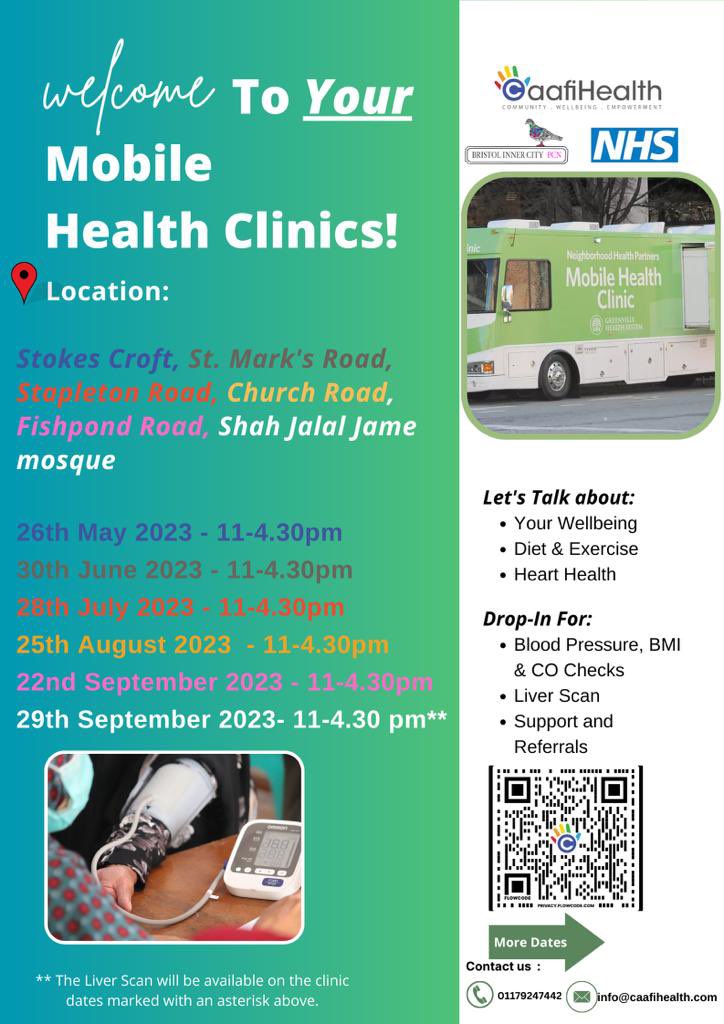 Thrilled to announce the current community clinics have now been extended for another 6 months by ICE Locality BNSSG ICB. The clinics prove to be essential to some of our underserved communities in addressing their health care needs. #ReducingHealthInequalities #LevelUpOurHealth