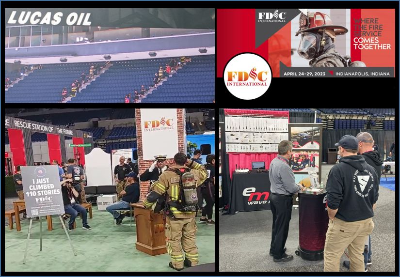 EM_Wave_inc's tweet photo. FDIC International – 2023! *Special thank you to the Emergency Responders that visited our booth &amp; made the exhibition highly successful. It’s an honor to support your efforts with world-class antenna solutions!  https://t.co/HzAa3rLSV5 #thankyou #firefighting #firetrucks #fire https://t.co/5vOJyCXkWI