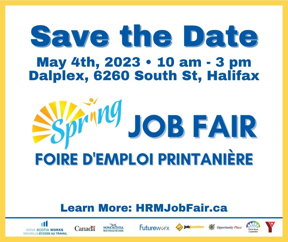 TEAMWork1997's tweet image. We're only days away from HRM's largest in-person job fair happening on May 4th at the Dalplex!

If you're looking for work, you won't want to miss this huge hiring event:

hrmjobfair.ca

@HRMJobFair #HalifaxNS #SpringJobFair