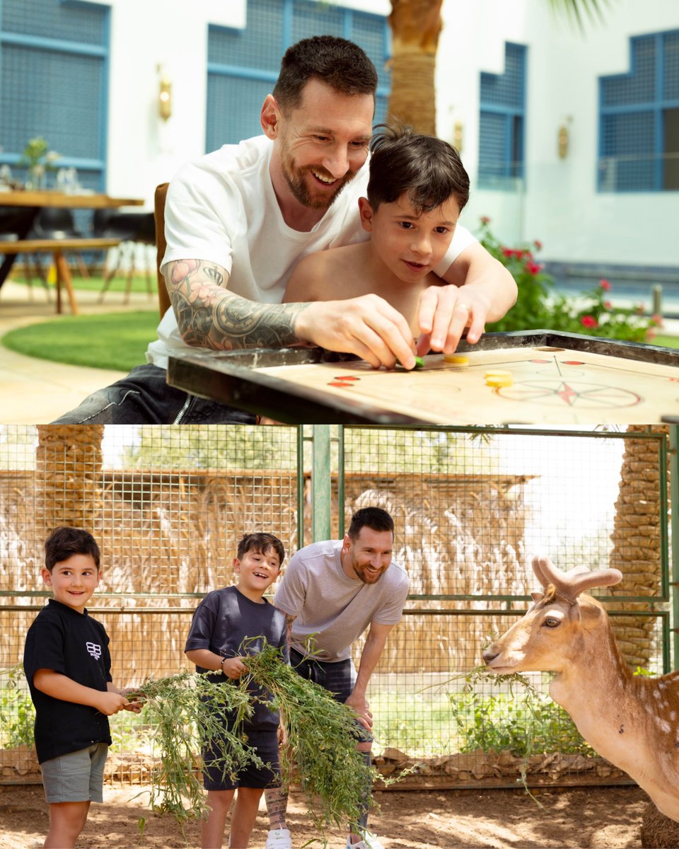 🇸🇦 Lionel y su familia en Riad.