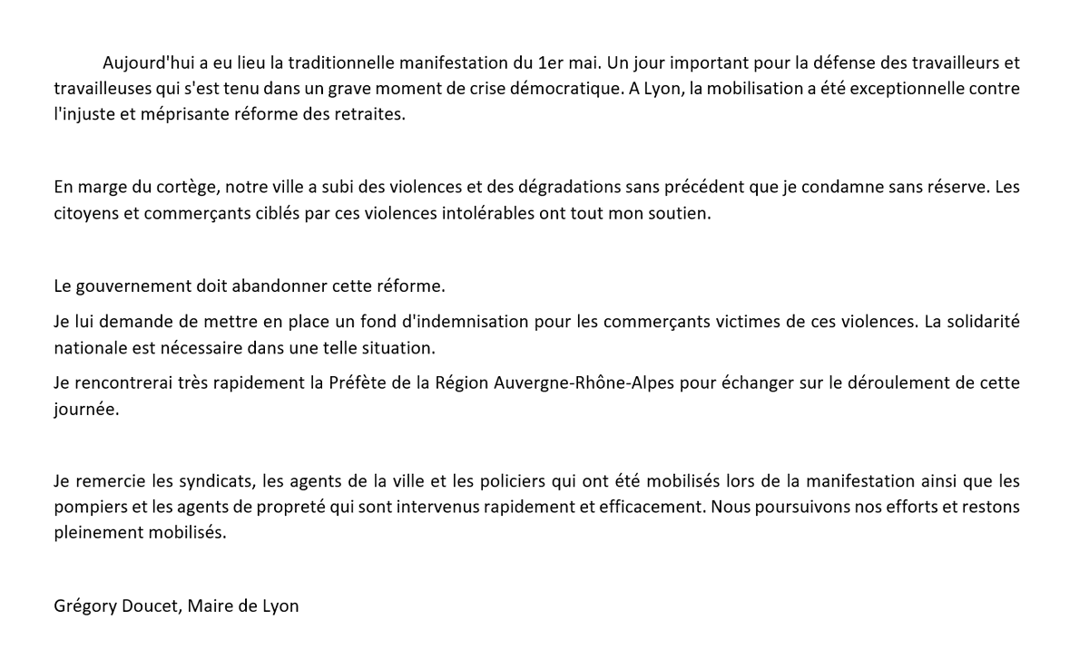 Grégory Doucet tweet media