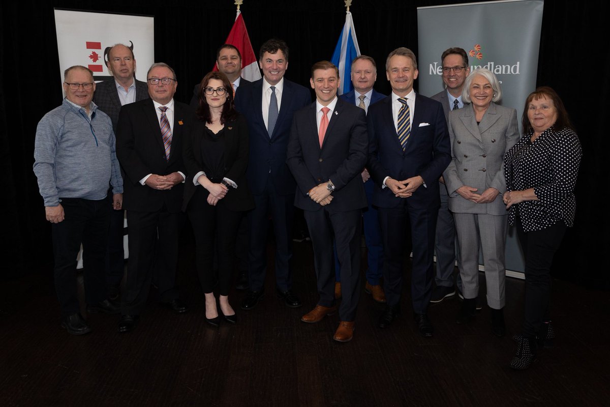 FureyAndrew's tweet photo. Your provincial and federal governments are building a modern, more prosperous Newfoundland and Labrador.

✅ Twinning the TCH past Whitbourne + from Bishop’s Falls to Grand Falls-Windsor;
✅ Adding 15km of passing lane by Port aux Basques;
✅ Finishing Team Gushue Highway. https://t.co/RLaRx8Q1ZH