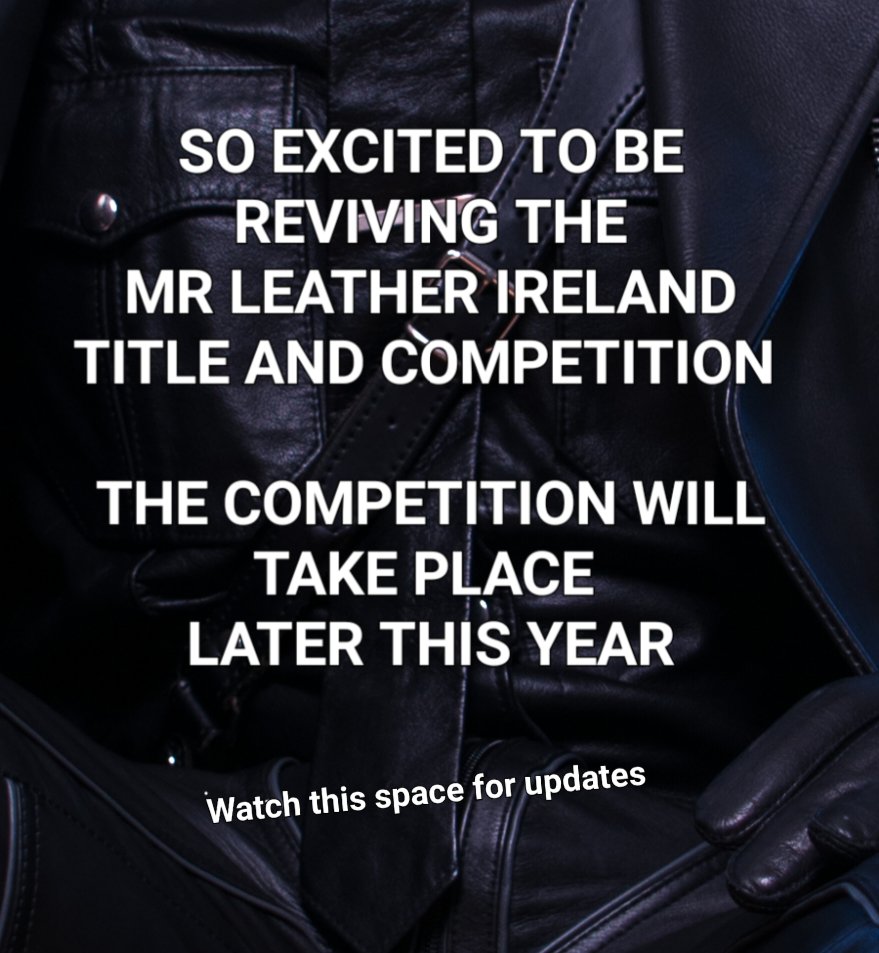 Mr. Leather Ireland (@mrleathereire) on Twitter photo 