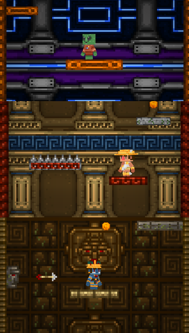 FondoGames's tweet photo. Different worlds with differents characters, come to Jump Across Time!

https://t.co/sNnN1oGwdW

#indiegamedev #gamedev #fondogames #jumpacrosstime https://t.co/IuqHfmS3K3