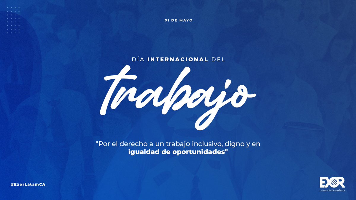 exorlatamca_'s tweet photo. Día Internacional de los Trabajadores 🌎
"Por el derecho a un trabajo inclusivo, digno y en igualdad de oportunidades".
#DíaDelTrabajo #Exorlatamca https://t.co/aXIdCK0dDV