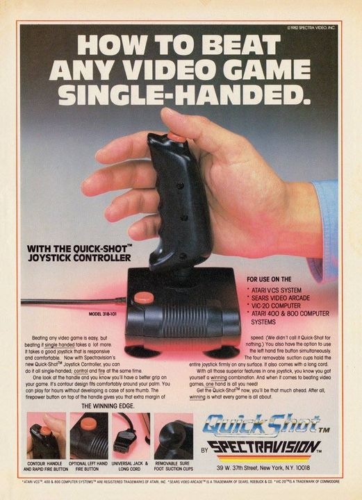 VingTroiSeize's tweet photo. #Spectravision #QuickShot #Joystick #retrogaming #console #retrocomputer #videogames #80s #90s #Geek https://t.co/VL8zqFcnAf