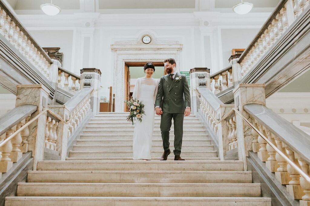 Aime+Doug post ceremony at Islington Town Hall 🧡
.
.
.
.
.
#londonwedding #islingtontownhall #alternativeweddingphotographer #weheartpictures #londonbride #citywedding #moderbride #londonweddingphotographer #urbanwedding #archipelagopresets #hackney … instagr.am/p/CrtJwvKtAx8/