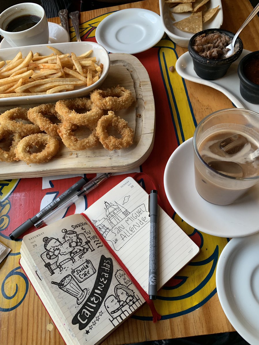 journaling and eating!! two of mu favorite things!!