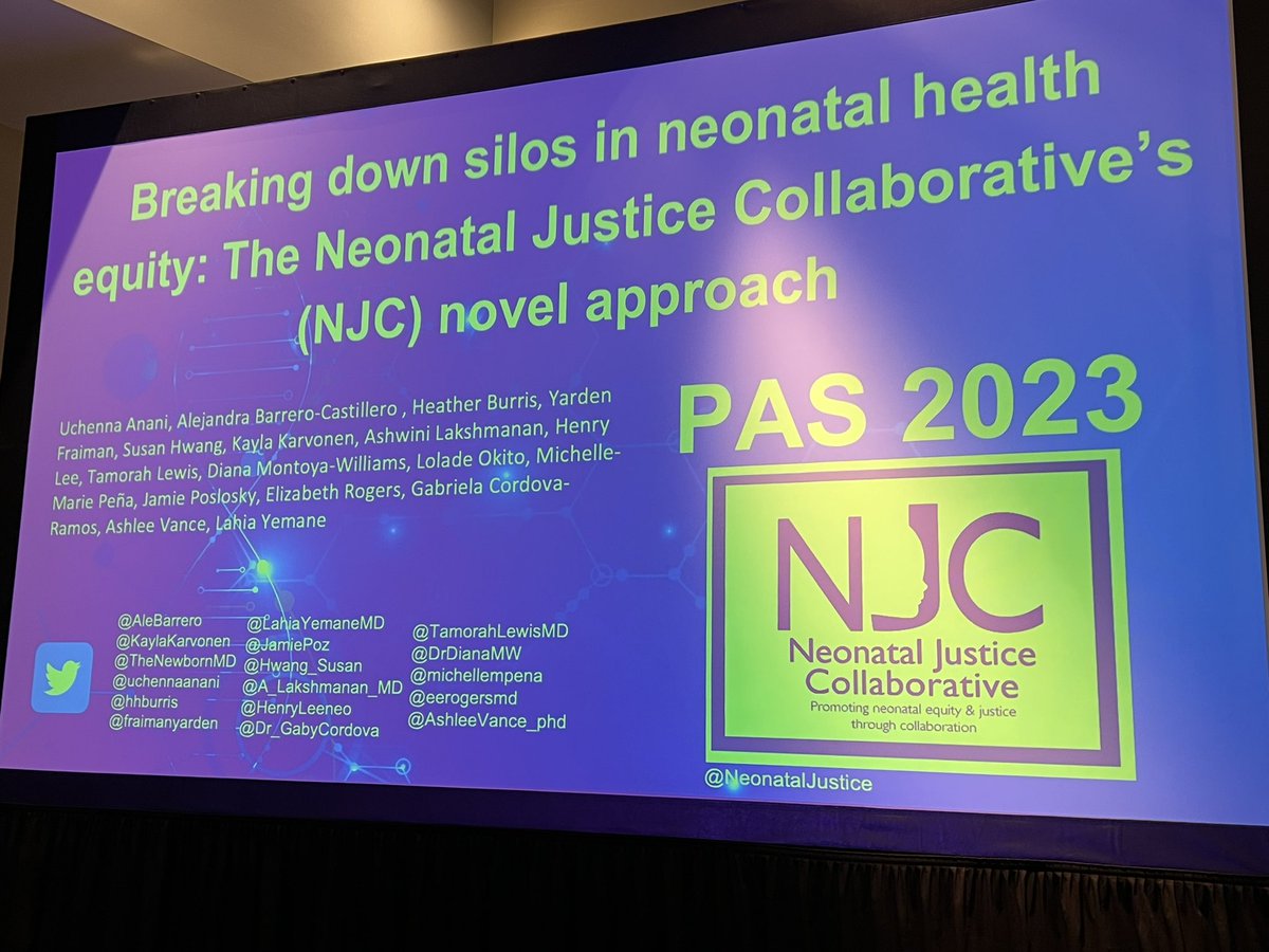 This is the purpose of NJC, to share, collaborate, synergize, amplify, and innovate. For the families. We can’t wait to synthesize and share our consensus on the most important and most easily addressed barriers and strategies to neonatal equity work. Stay tuned!