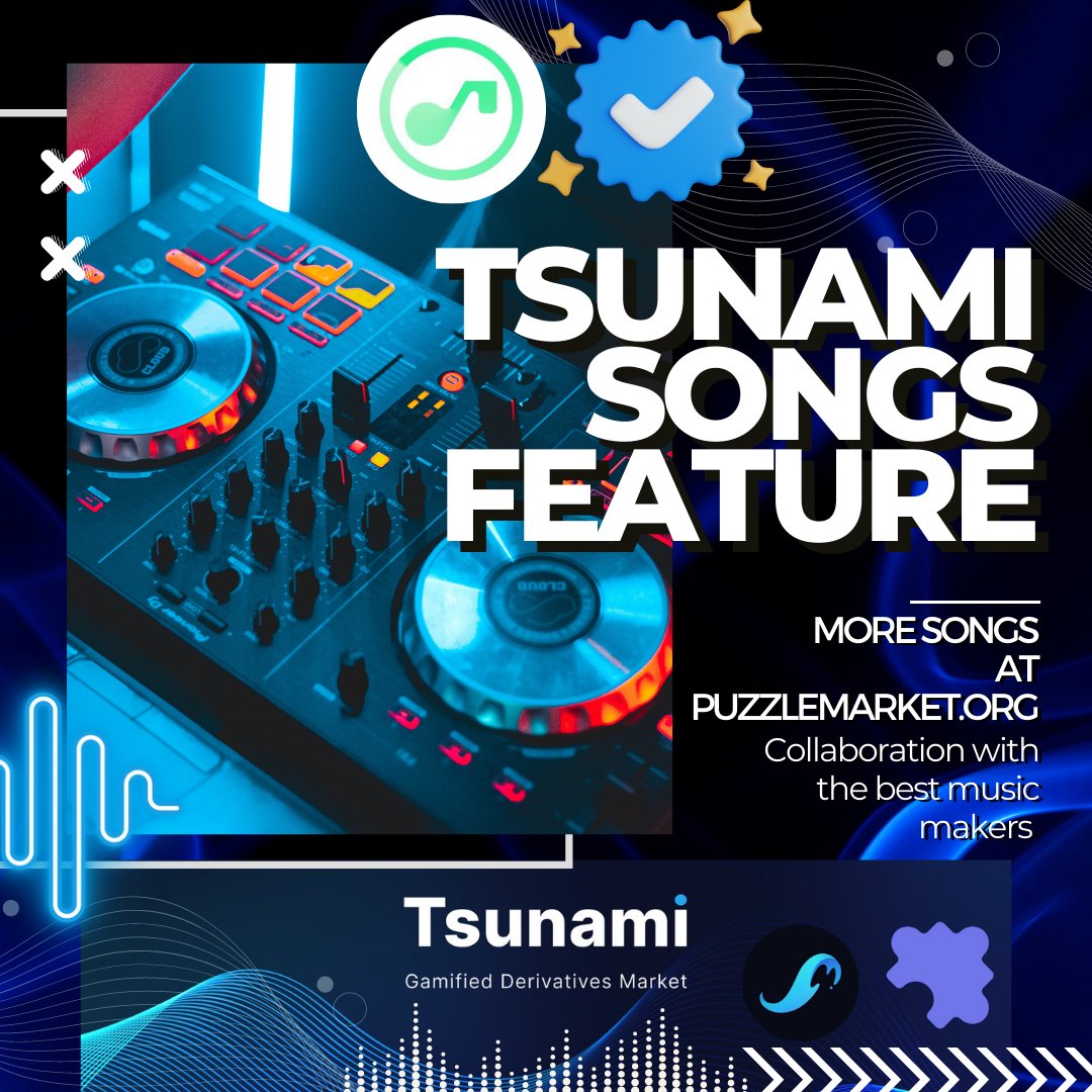What is my personal quest for Tsunami Exchange?

A thread

@ExchangeTsunami 
@ClefSongs @market_puzzle 

tsunami.exchange
puzzlemarket.org

#TsunamiExchange #Defi #Dex #Perpetualfutures #Trading #Cryptocurrency #ClefSongs #MusicCollaboration