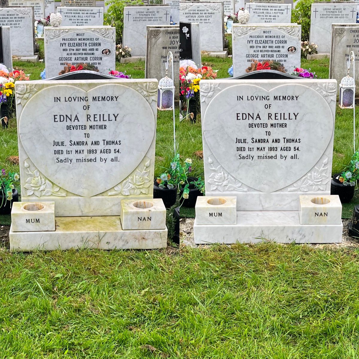 gravecarelpool's tweet photo. We offer affordable headstone restorations right across the north west and sometimes even further.

Don’t replace, restore 👍🏼 https://t.co/1DKDEFogyt