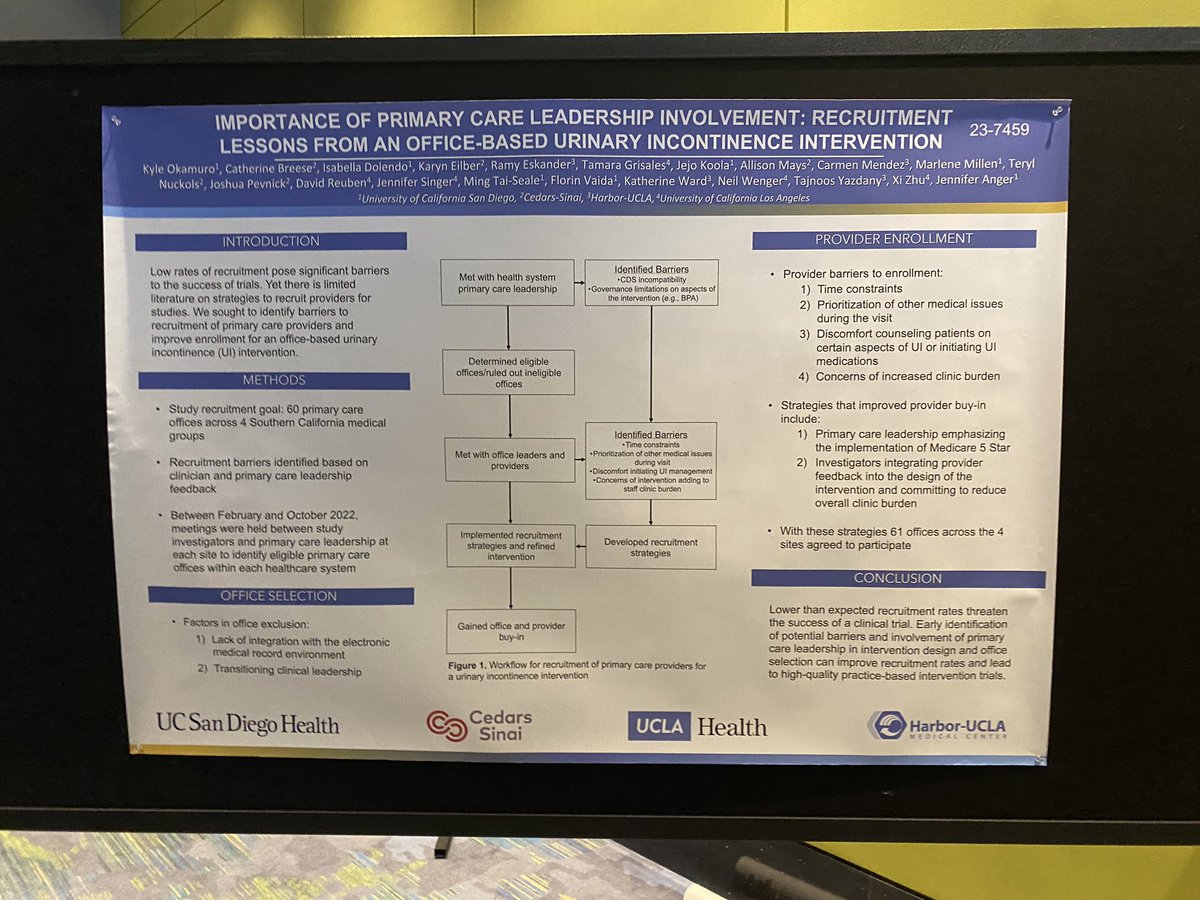 Isabella Dolendo (@isabelladolendo) on Twitter photo Grateful for the opportunity to present 2 abstracts on our work to improve urinary incontinence in primary care at #AUA2023. Thank you to my incredible mentor <a href="/JenAngerMD/">Jennifer Anger, MD, MPH</a> for all her support! <a href="/UCSD_Urology/">UCSD Urology</a> Grateful for the opportunity to present 2 abstracts on our work to improve urinary incontinence in primary care at #AUA2023. Thank you to my incredible mentor <a href="/JenAngerMD/">Jennifer Anger, MD, MPH</a> for all her support! <a href="/UCSD_Urology/">UCSD Urology</a>